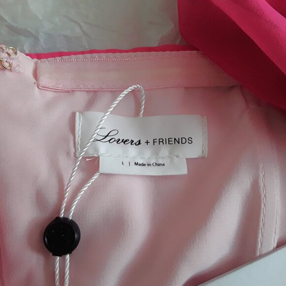 Lovers + Friends Camila Ombre Mini Dress in Sunrise - Size L - Picture 8 of 9